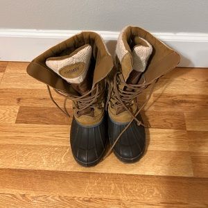 Khombu Cozy Tall PAC Suede snow duck boot